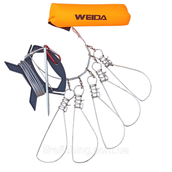 Кукан Weida 5 мест c поплавком