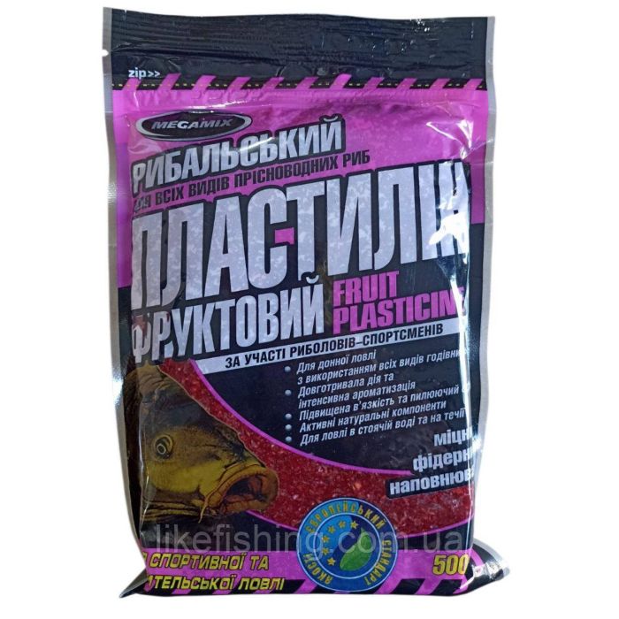 Рыболовный пластилин Фруктовый Megamix 500 г