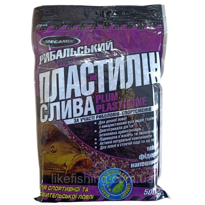 Рыболовный пластилин Слива Megamix 500 г