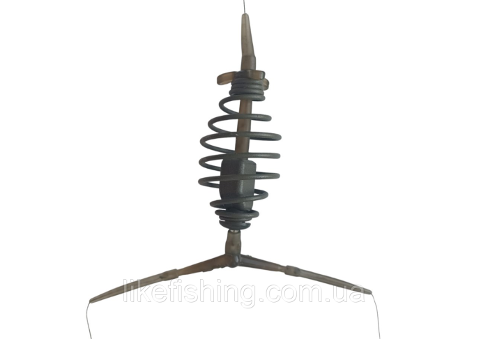 Готовая снасть пружина 60 г 3 крючка Fishing Rain S 3860