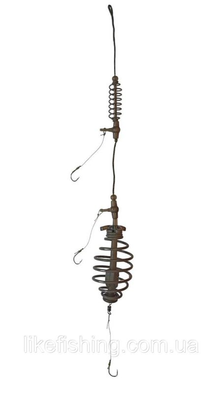 Готовая снасть 50г 2 пружины 3 крючка Fishing Rain SL 3850