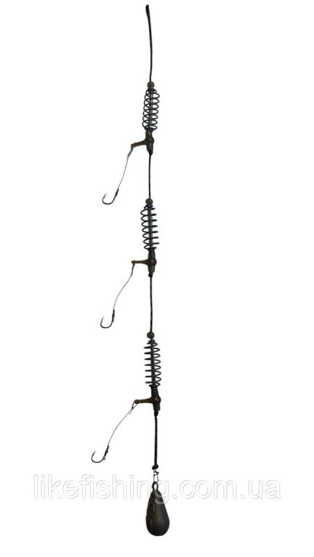 Готовая снасть 30г 3 пружины 3 крючка Fishing Rain КL 3830
