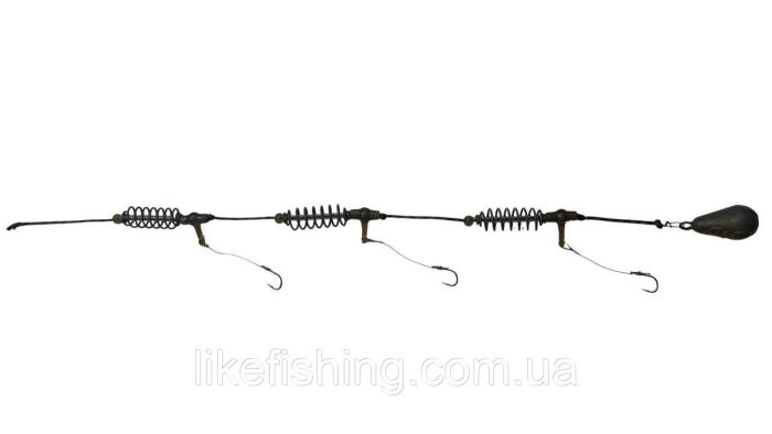 Готовая снасть 50г 3 пружины 3 крючка Fishing Rain КL 3850