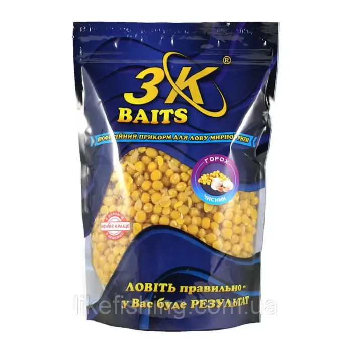 Горох чеснок 800 г 3K Baits