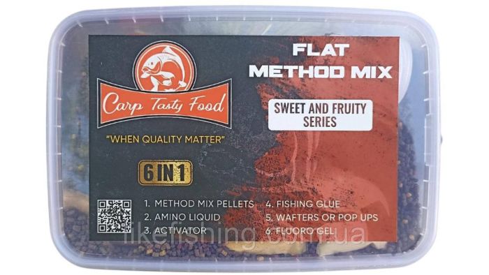 Флэт метод микс 6в1 Tiger Nut & Sweet Corn Carp Tasty Food