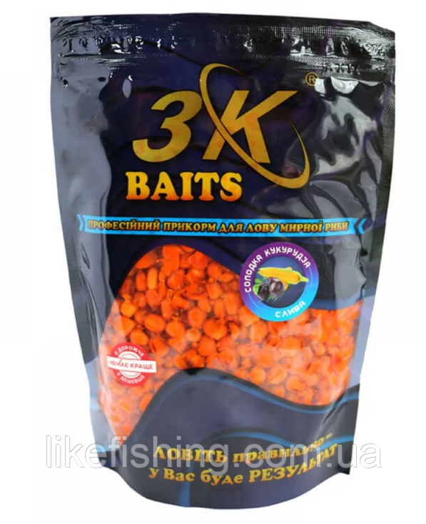 Сладкая кукуруза слива 800 г 3K Baits