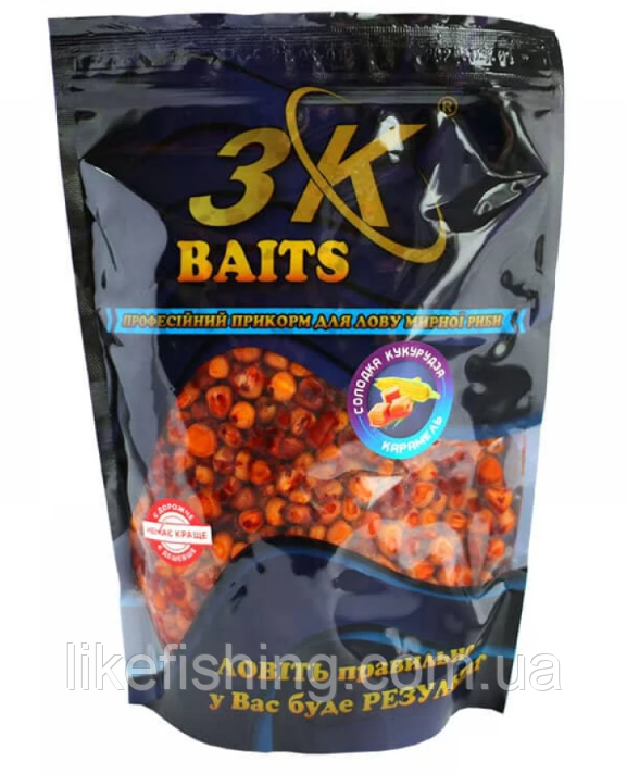 Сладкая кукуруза карамель 800 г 3K Baits