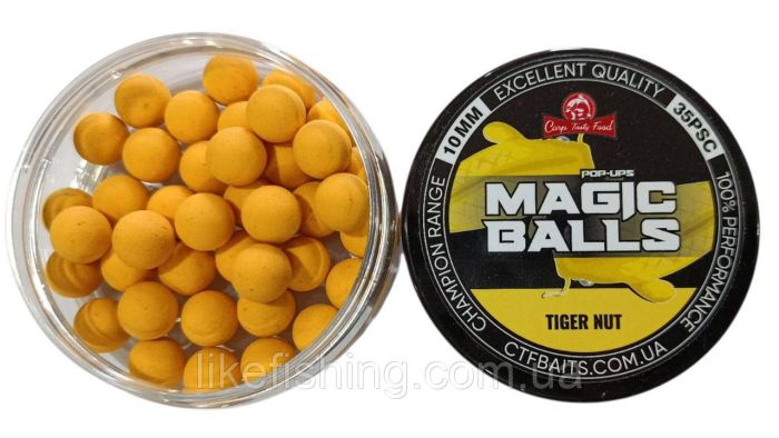 Плавающие бойлы POP-UP 10mm Tiger Nut Carp Tasty Food