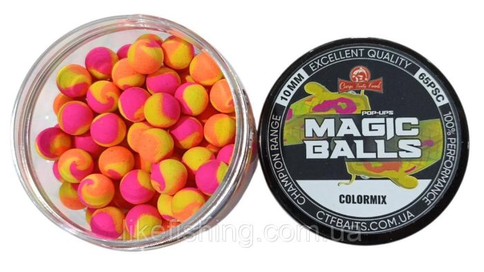 Плавающие бойлы POP-UP 10mm Colormix Carp Tasty Food