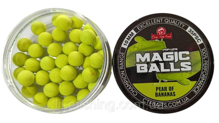 Плавающие бойлы POP-UP 10mm Pear Bananas Carp Tasty Food