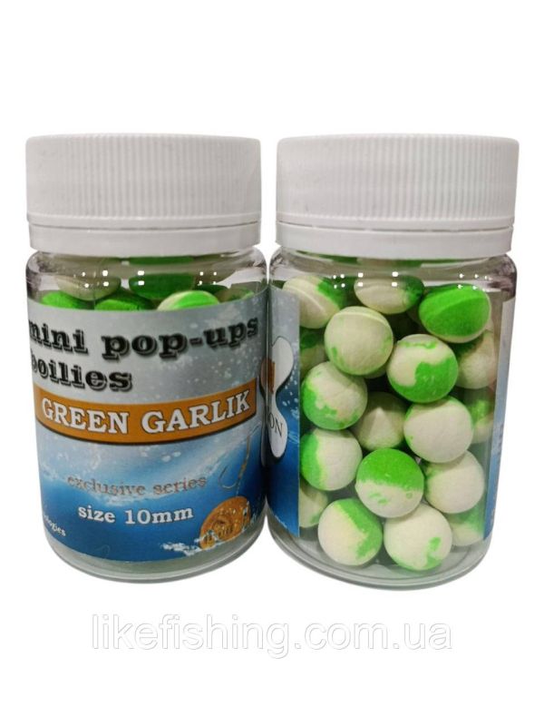 Плавающие бойлы POP-UP 10mm Green Garliс Dr.Agon