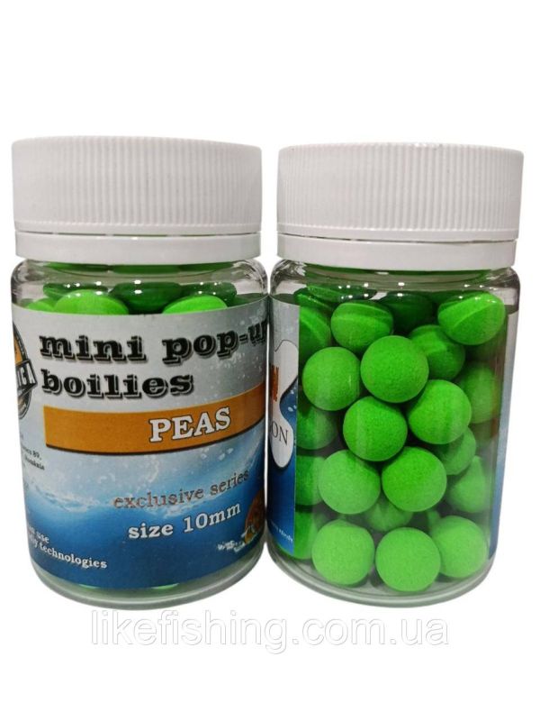 Плавающие бойлы POP-UP 10mm Peas Dr.Agon