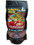 Бойлы прикормочные растворимые 20мм 500г Dr.Agon Клубника