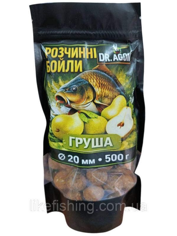 Бойлы прикормочные растворимые 20мм 500г Dr.Agon Груша