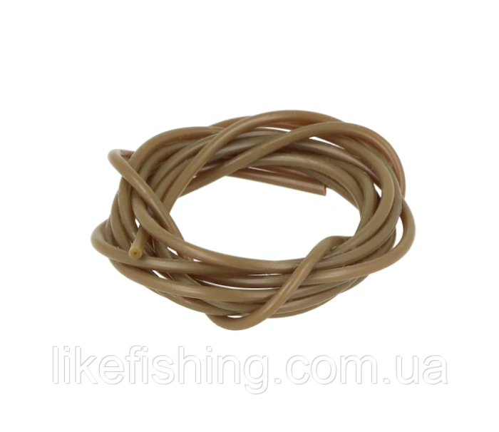 Трубка силиконовая GC G.Carp Silicone Hook Tube 1м 0.5мм Khaki