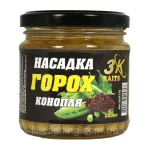 Насадка горох конопля 200мл 3К Baits