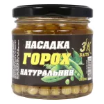 Насадка горох натуральный 200мл 3К Baits