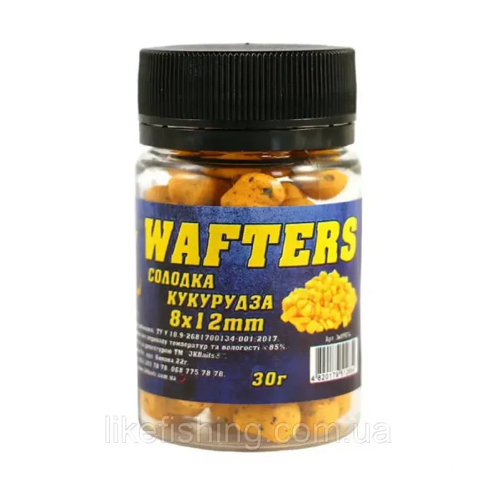 Бойл Wafters 8*12мм сладкая кукуруза 30г 3К Baits