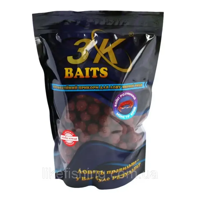 Бойл растворимый пылящий 16мм Монстр Краб 0,8 кг 3K Baits
