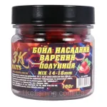 Бойл насадочный варёный MIX 14-16мм Клубника 3K Baits