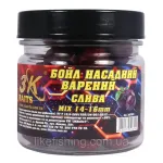 Бойл насадочный варёный MIX 14-16мм Слива 3K Baits