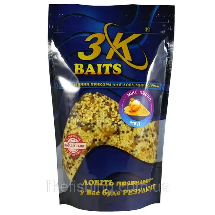 Зерновой МИКС Пшено Мед 500г 3K Baits