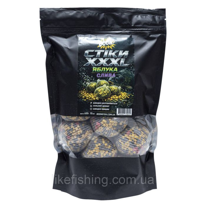 PVA Стики XXL – ЯБЛОКИ (10шт) – Слива Boom Carp