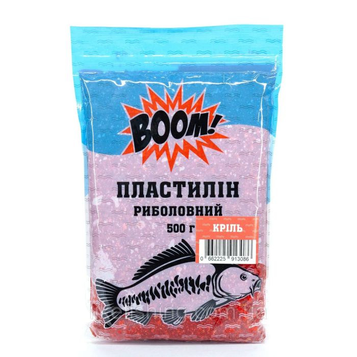 Рыболовный пластилин 500г – Криль BOOM
