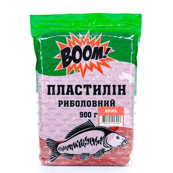 Рыболовный пластилин 900г – Криль BOOM