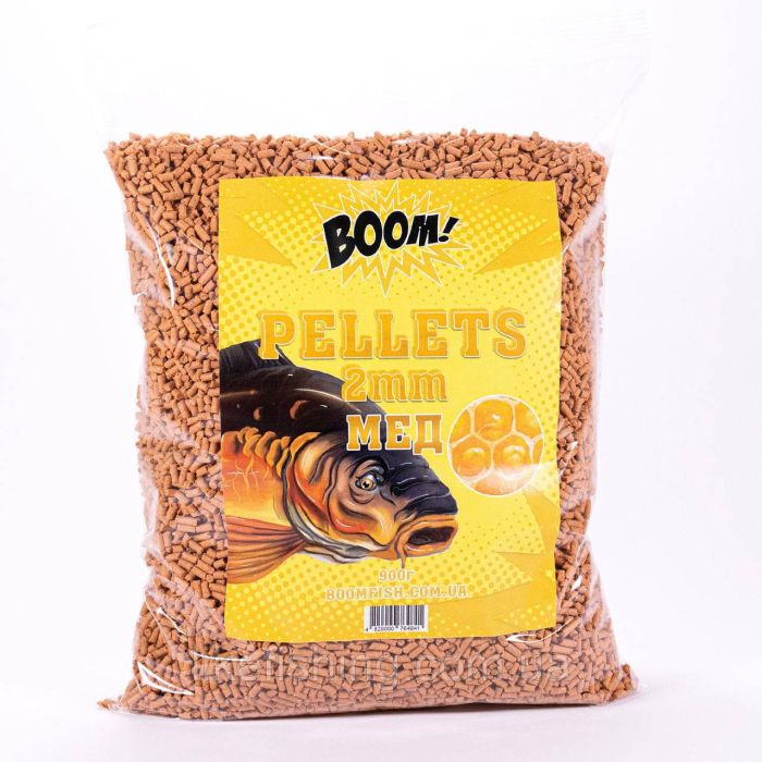 Пеллетс 2мм Мед 900г BOOM