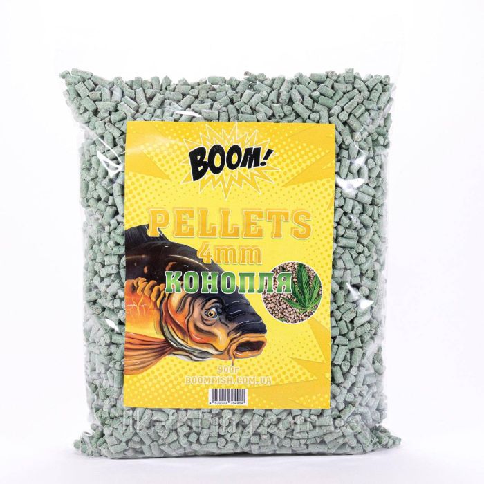 Пеллетс 4мм Конопля 900г BOOM
