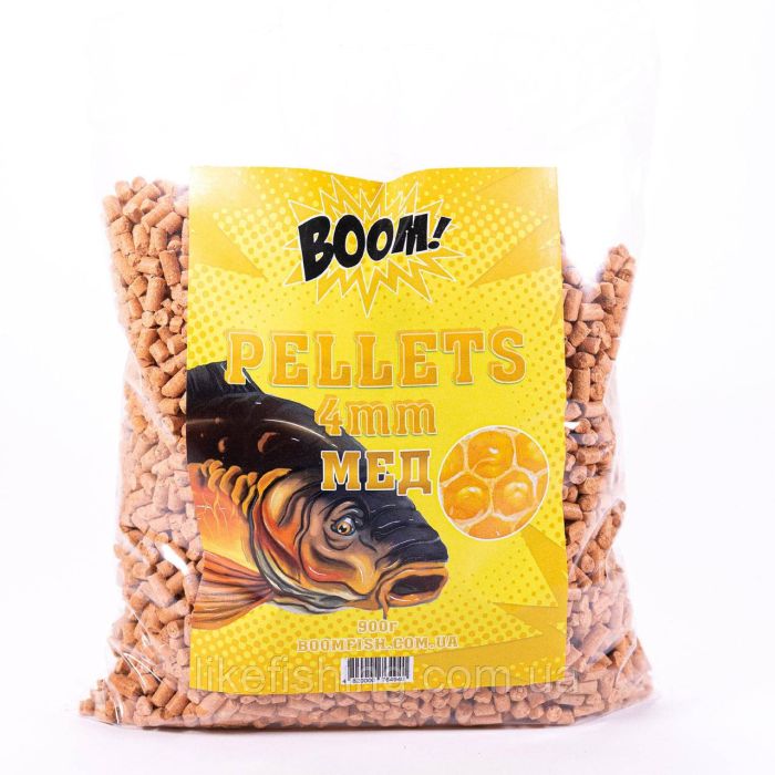 Пеллетс 4мм Мед 900г BOOM