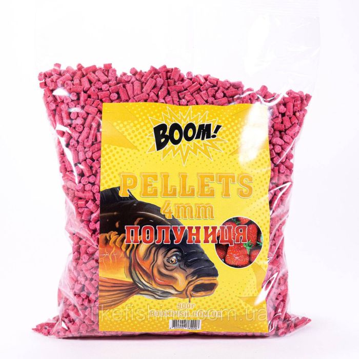 Пеллетс 4мм Клубника 900г BOOM
