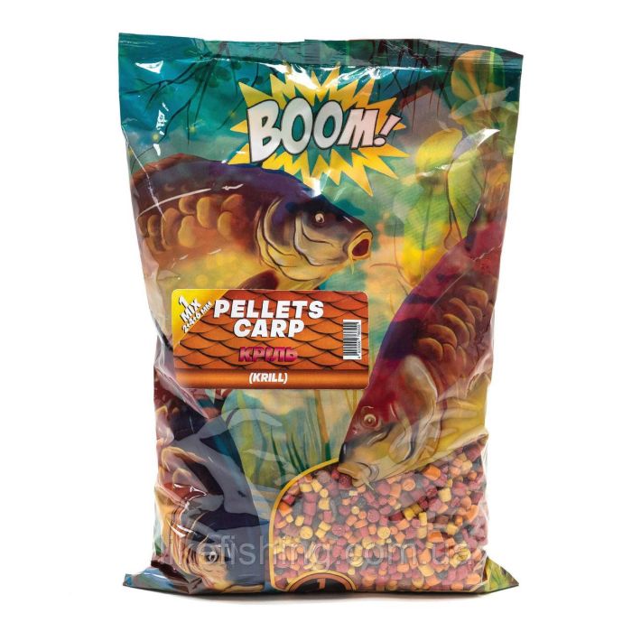 Пеллетс Карповый 1кг МIХ 1 – Криль BOOM