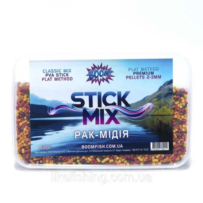 Stick Mix 500г – Рак Мидия BOOM
