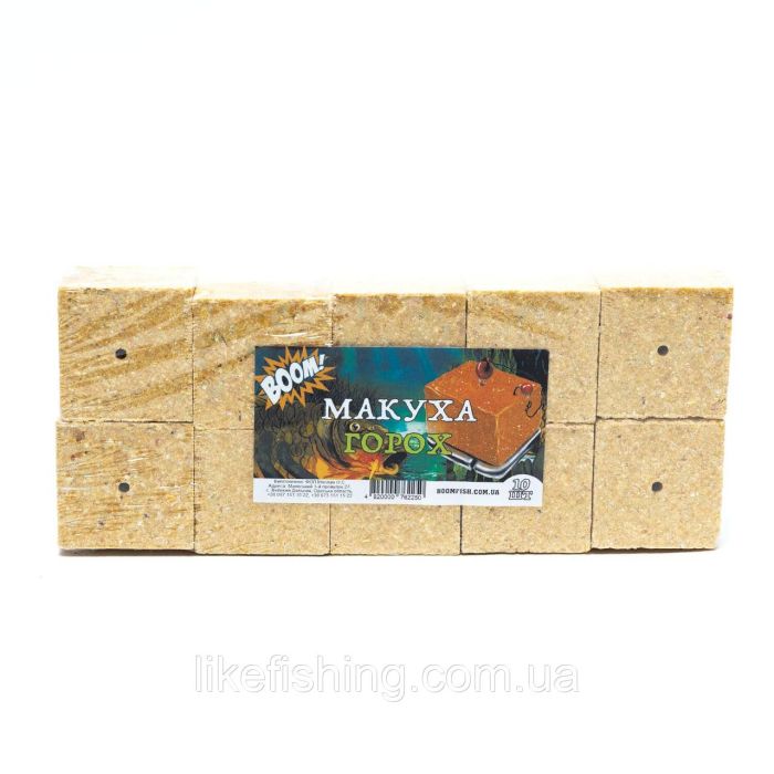 Макуха Кукурузная Кубик 10шт Горох BOOM