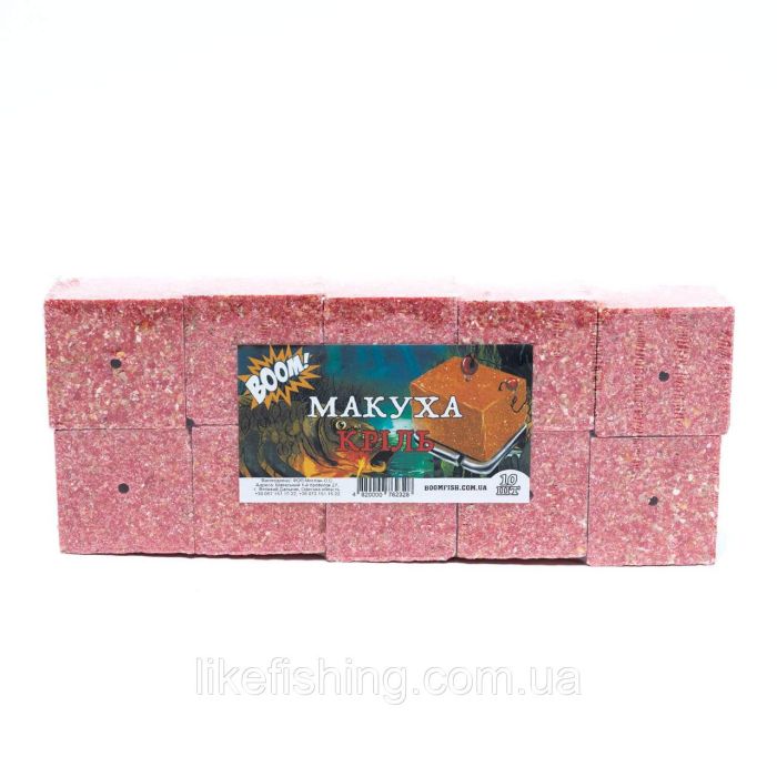 Макуха Кукурузная Кубик 10шт Криль BOOM