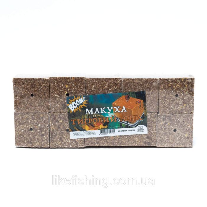 Макуха Кукурузная Кубик 10шт Тигровый Орех BOOM
