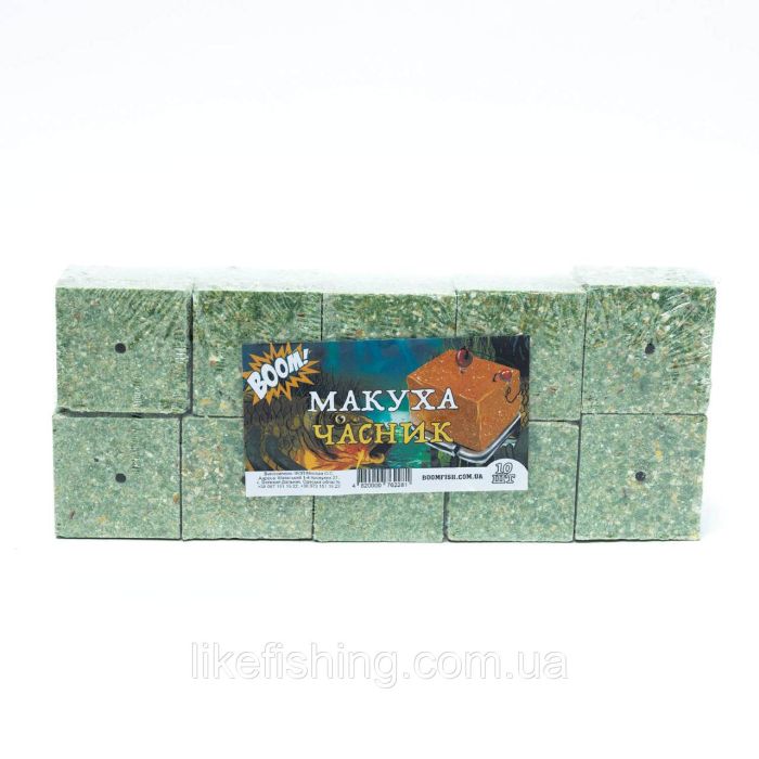 Макуха Кукурузная Кубик 10шт Чеснок BOOM