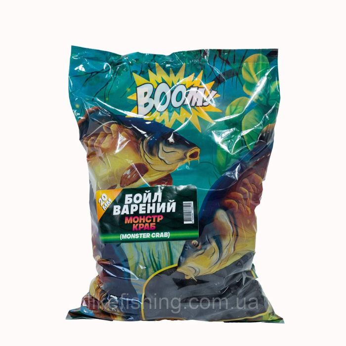 Бойлы вареные 20мм закорм 1кг – Монстер Краб BOOM