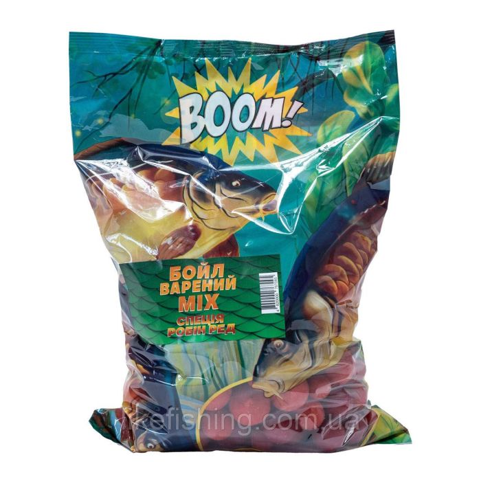 Бойл Вареный МIХ (14+18+20мм) 1кг – Специя-Робин Ред BOOM