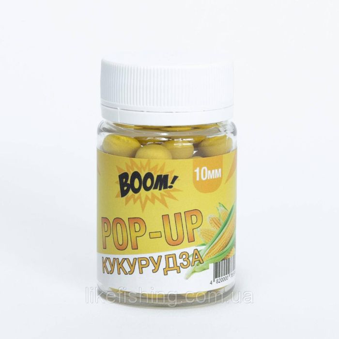 Плавающие бойлы POP-UP 8mm Кукуруза BOOM
