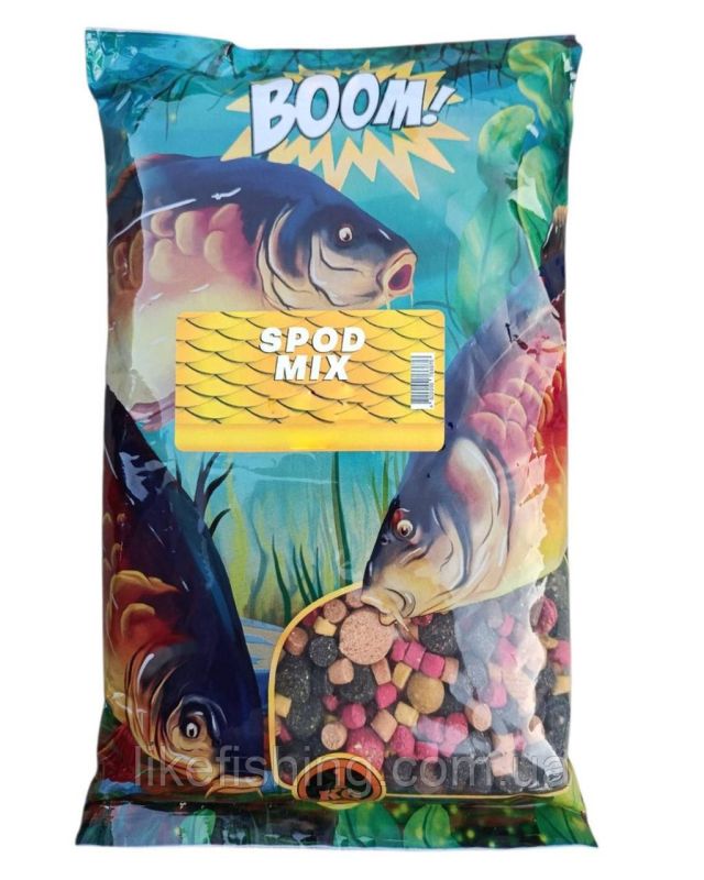 Пеллетс Spod Mix 1кг Монстр Краб BOOM