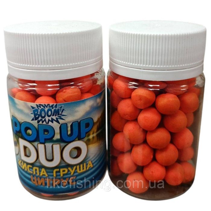 Бойлы POP-UP DUO 8mm Кислая груша Цитрус BOOM