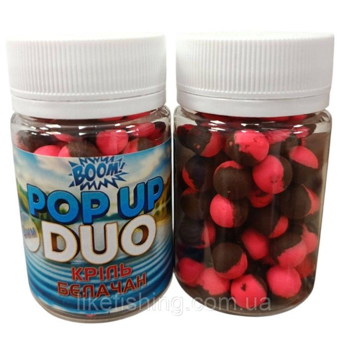 Бойлы POP-UP DUO 8mm Криль Белачан BOOM