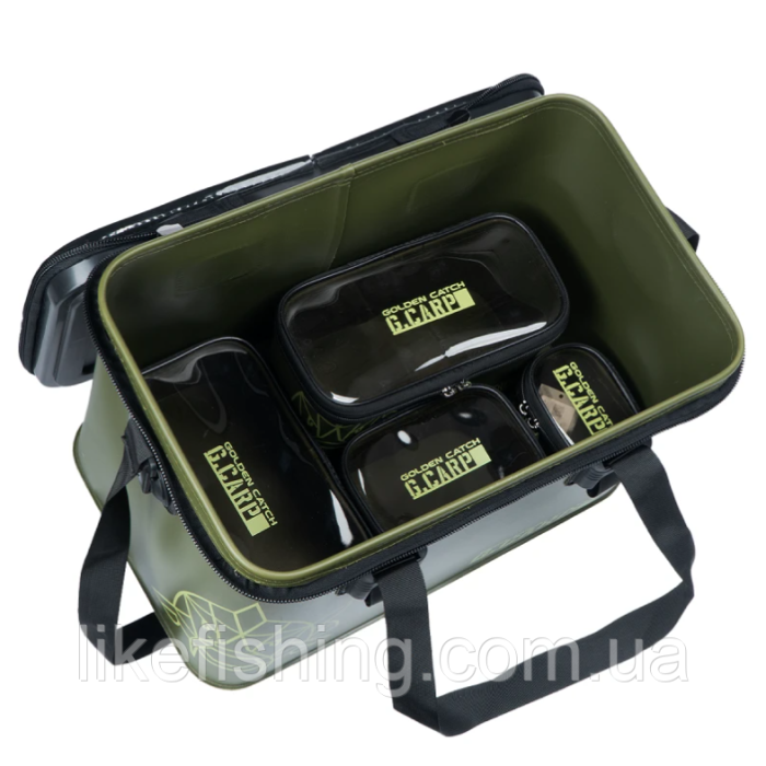 Сумка с кейсами GC G.Carp Waterproof Tackle Bag L Set