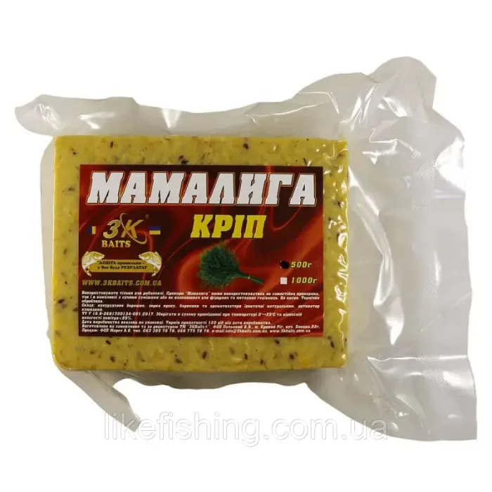 Мамалыга универсальная Укроп 500г 3K Baits