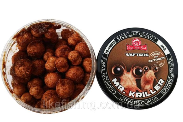 Бойл Wafters 12+14мм MR. KRILLER в экстракте Krill Carp Tasty Food