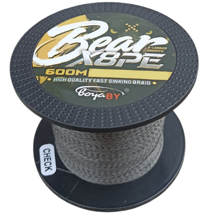 Шнур рибальський 0.30 мм 600 м 34.4 кг X8 PE Bear Boya By