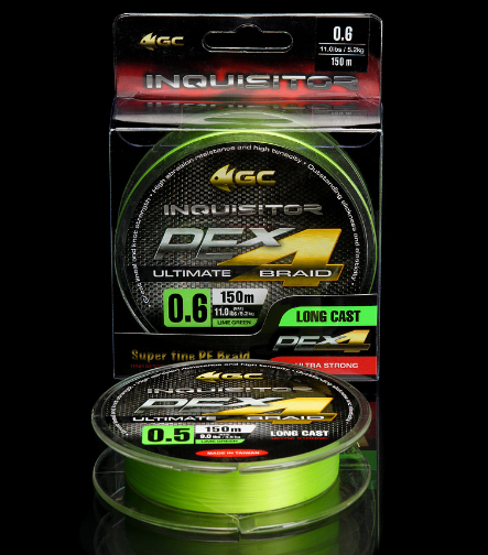 Шнур 0.4 PE 150 м 3.2 кг GC Inquisitor X4 LG